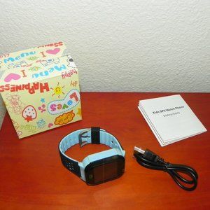 Kid Smart Watch Tracker Blue 2Way Calling Children Safe